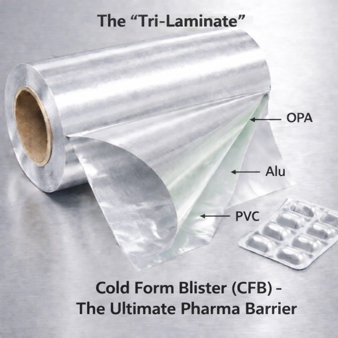 Alu Alu Cold Form Foil Manufacturer for Pharmaceutical Packaging