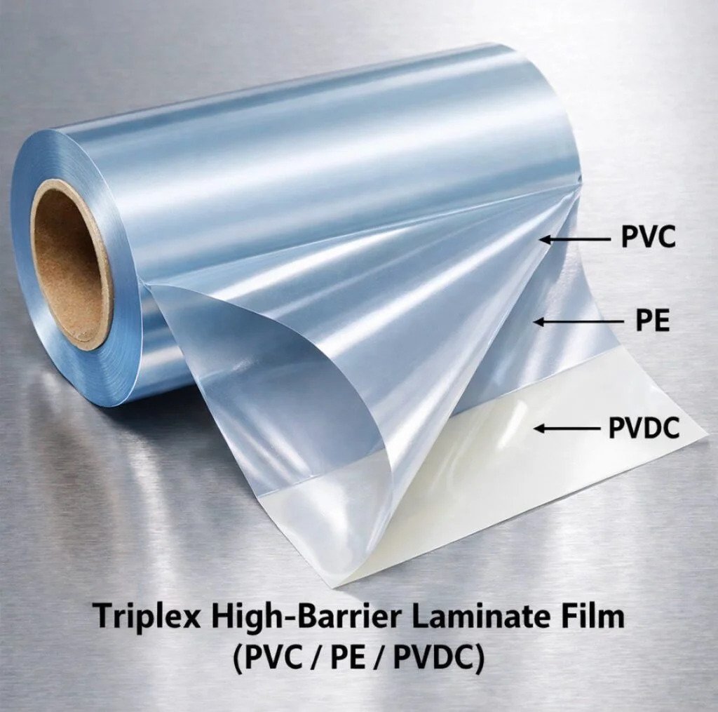 Triplex Laminate Film PVC PE PVDC Supplier in India