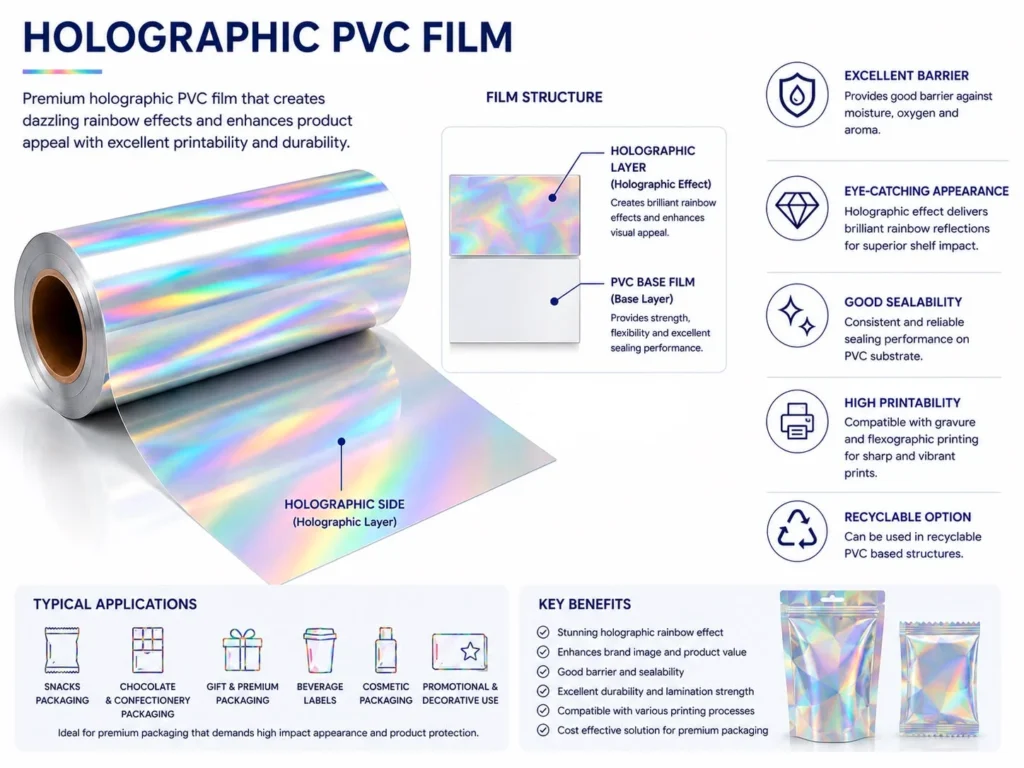 Holographic PVC Film Manufacturer in Uttar Pradesh