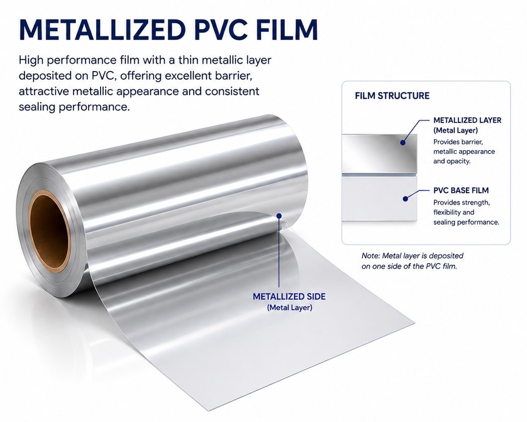 Metallized PVC Film