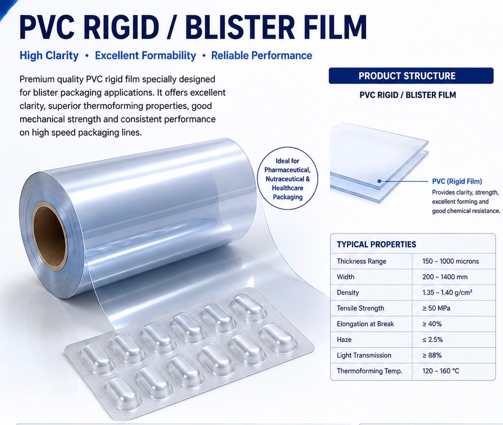 Rigid PVC Film Pharma Grade